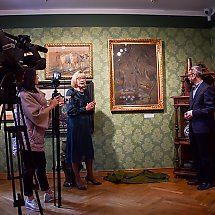 Galeria - Odsłonięcie obrazu „Las”, Dom Leona Wyczółkowskiego, 19 października 2019 r., fot. Anna Kopeć