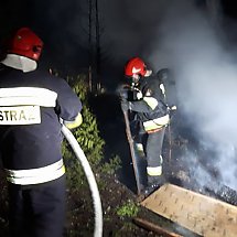 Galeria - Ogień. Płoną altany przy ul. Bronikowskiego/fot. nadesłane