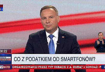 Trzaskowski poddał się walkowerem.  Andrzej Duda liderem debaty wyborczej