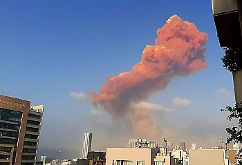Ogromna eksplozja w Bejrucie 