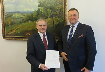 Profesor Jan Styczyński z CM konsultantem krajowym