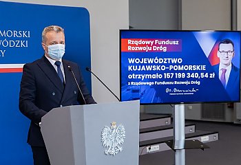 157 mln zł dla kujawsko-pomorskiego na modernizację lokalnych dróg