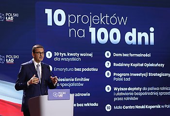 10 projektów na 100 dni. Premier zapowiedział pierwsze ustawy Polskiego Ładu