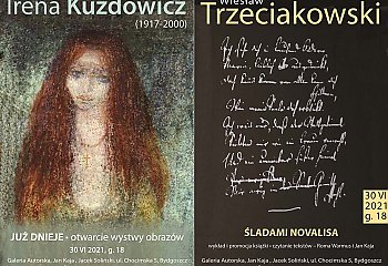 Otwarcie wystawy „Już dnieje” Ireny Kużdowicz i wykład Wiesława Trzeciakowskiego „Śladami Novalisa” w Galerii Autorskiej
