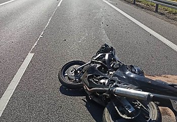 Tragiczna śmierć motocyklisty. Wtorkowe tragedie na drogach regionu