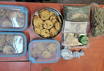 Ponad kilogram ciasteczek z marihuaną. Łącznie policja zabezpieczyła 1,5 kg narkotyków