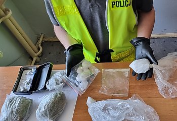 Policjanci z Włocławka zabezpieczyli ponad 190 gramów narkotyków
