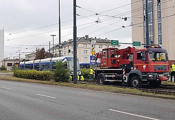 Wykolejenie tramwaju na ul. Jagiellońskiej w Bydgoszczy AKTUALIZACJA