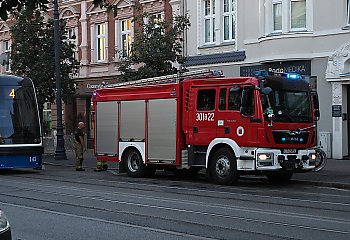 Ogień w piwnicy przy ul. Gdańskiej