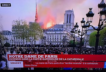 Płonie katedra Notre Dame w Paryżu [Z OSTATNIEJ CHWILI]