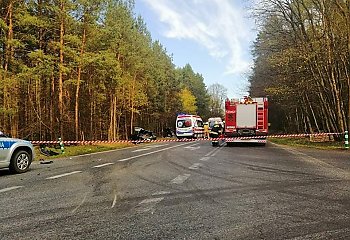 Groźny wypadek w Błądzimiu. Cztery osoby zabrane do szpitala 