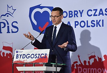 Morawiecki w Bydgoszczy: Chcemy dogonić Zachód. I dogonimy [WIDEO]