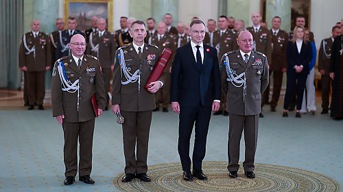 Prezydent Duda mianował nowych dowódców w wojsku [WIDEO]
