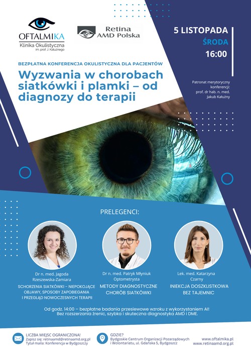 Ratuj swój wzrok w Bydgoszczy – bezpłatna konferencja już 5 listopada!