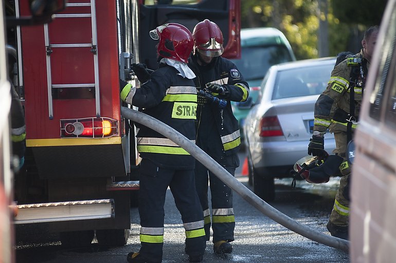 Jedna osoba zginęła w pożarze we Włocławku