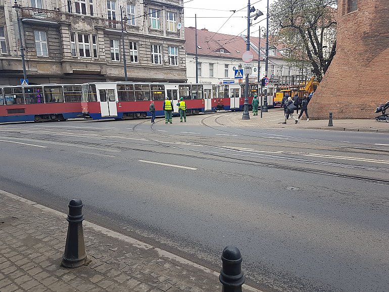 Awaria sieci na Gdańskiej. Ruch tramwajów wstrzymany