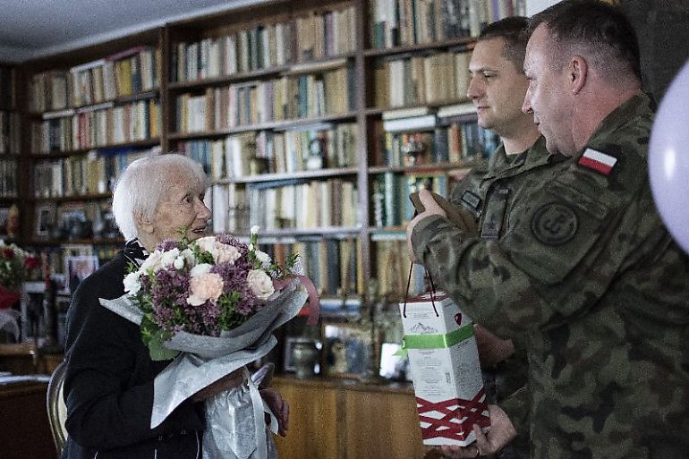 Żołnierze CSWOT uczcili urodziny Marii Kowalewskiej ps. „Myszka”