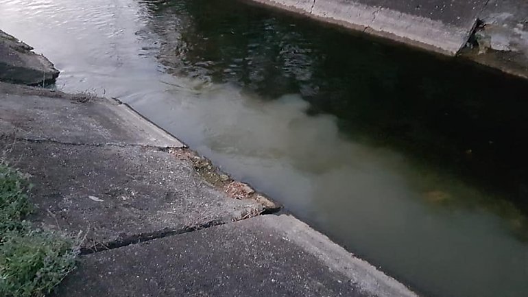 Niezidentyfikowana substancja na Kanale Bydgoskim. Pobrano próbki wody