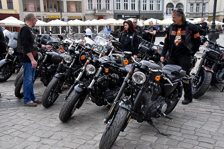 Motocykle Harley-Davidson na Starym Rynku [PREZENTACJA]
