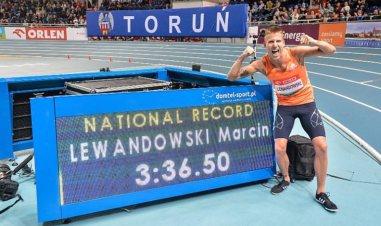 Lewandowski pobił rekord na jedną milę