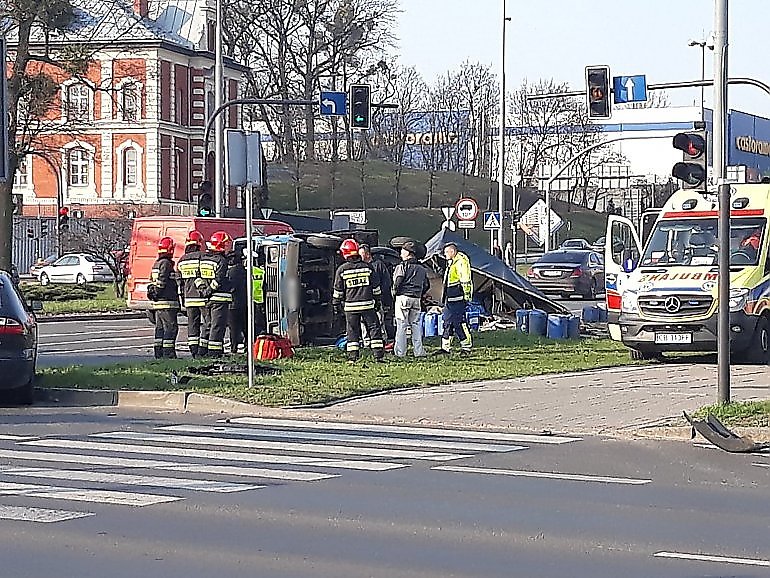 Wypadek na placu Poznańskim  [Z OSTATNIEJ CHWILI]