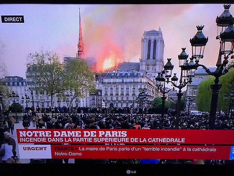 Płonie katedra Notre Dame w Paryżu [Z OSTATNIEJ CHWILI]