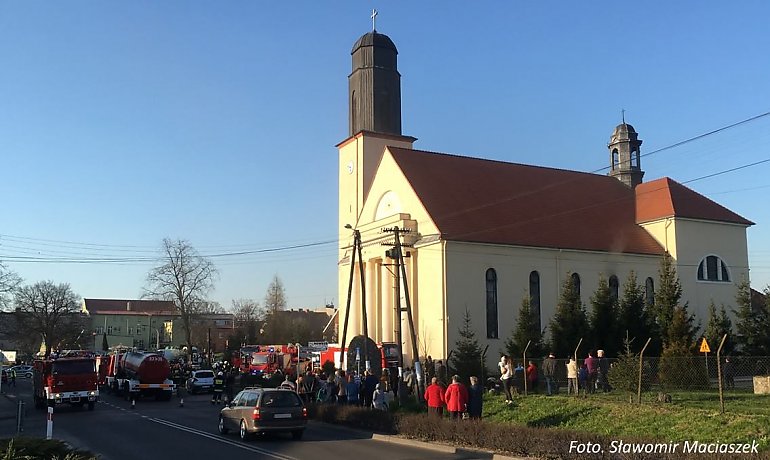 Pożar kościoła  w Gołańczy. Spłonęły organy