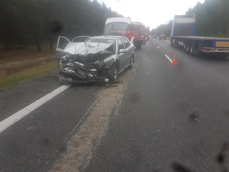 Wypadek z udziałem trzech aut między Makowiskami a Solcem Kujawskim