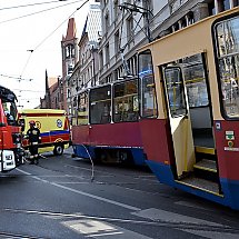 Galeria - Zderzenie tramwajów, Bydgoszcz 18.09.2018 r./ fot. Anna Kopeć