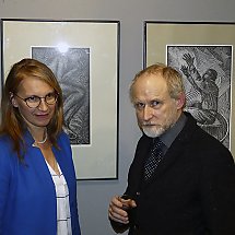 Galeria - Wystawa linorytów pt. „Prognoza pamięci”. /fot. Jacek Kargól
