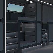 Galeria - Projekt koncepcyjny wagonu sypialnego