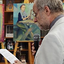 Galeria - Poezja ks. Jana Sochonia oraz obrazy Jana Kaji i Jacka Solińskiego w Bibliotece UKW. /fot. Jacek Kargól