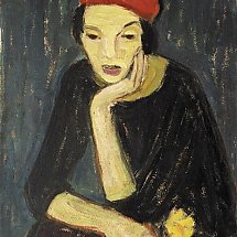 Galeria - Irena Kużdowicz, Portret w berecie
1958