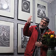 Galeria - Urodzinowa wystawa linorytów Jacka Solińskiego i poezja Krzysztofa Grzechowiaka /fot. Jacek Kargól