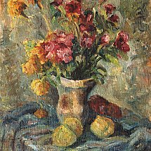 Galeria - Irena Kużdowicz, Kwiaty, olej, 1948