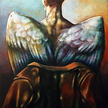 Galeria - 1. Jan Kaja, Lekki podmuch, akryl, płótno, 88×116 cm, 1993