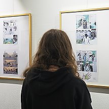 Galeria - Wystawa plansz komiksu „Obietnica” w „Galerii Pałac” /fot. Zuzanna Kargól