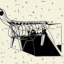 Galeria - Andrzej Budziak, Zwierzę, linoryt