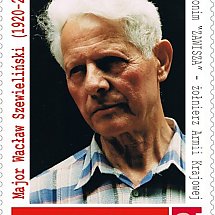 Galeria - Wizerunek Wacława Szewielińskiego Zawiszy na znaczku pocztowym. (Poczta Polska)