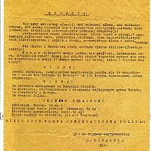 Galeria - Odezwa dowódcy 5. Brygady Wileńskiej AK mjr. „Łupaszki” skierowana do rodaków. (IPN)