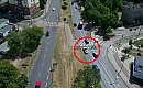 Dron śledził zachowania kierowców na ul. Wyszyńskiego [VIDEO]