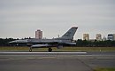 Amerykański F-16 wylądował w Porcie Lotniczym Bydgoszcz