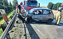 Zderzenie czterech samochodów na  DK25 w Tryszczynie! Dwie osoby poszkodowane [Z OSTATNIEJ CHWILI]