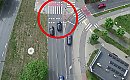 Policyjny dron nad skrzyżowaniem Wyszyńskiego i Chodkiewicza. Działania "Zero Tolerancji" w Bydgoszczy