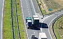 Policyjny dron nad A1. Ciężarówka wpadła na zakazie wyprzedzania 