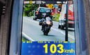 Motocyklistka pędziła niemal dwa razy szybciej niż dozwolone!