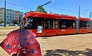 Bydgoski tramwaj  wyjechał na śląskie tory tory. „Banek” wozi już pasażerów