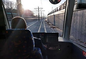 Zobacz przejazd film z przejazdu tramwajem ulicą Kujawską [VIDEORELACJA]
