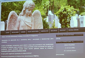 Komunalne cmentarze na stronie internetowej