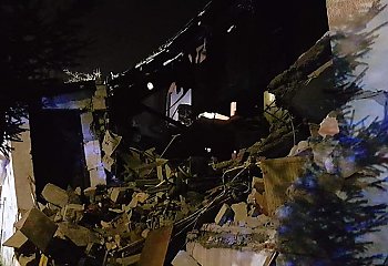Silny wybuch bojlera w domu przy Toruńskiej. [GALERIA]